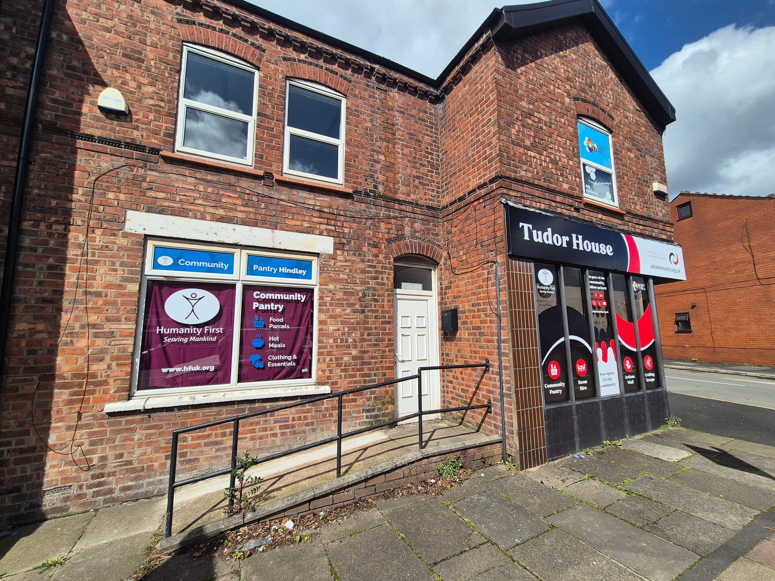 Community Pantry Hindley and Humanity First at Tudor House